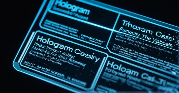Étiquettes hologramme : un atout phare pour la sécurité des produits